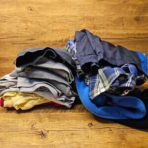 Boy 14/16 Athletic T shirts Button Down Fleece Jacket 8 pieces